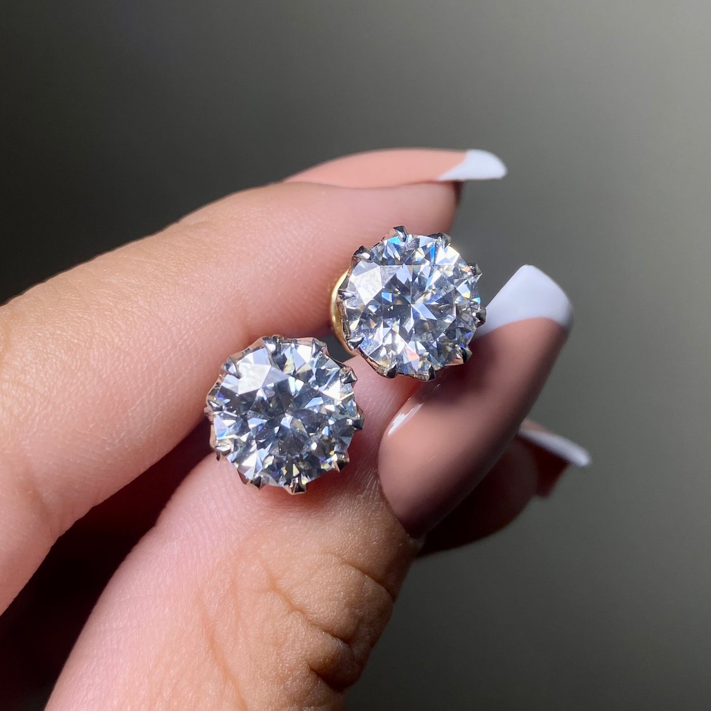 Aros con Moissanitas