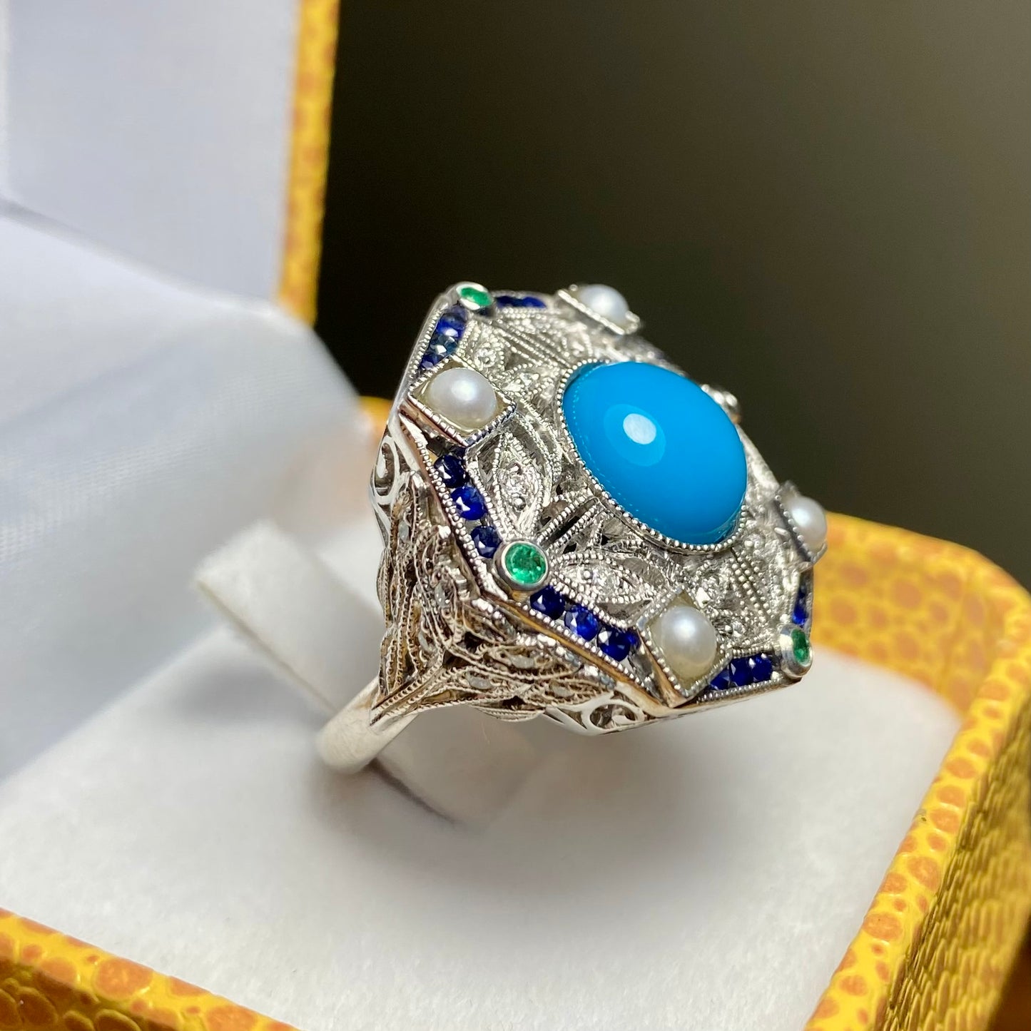 Anillo Turquesa