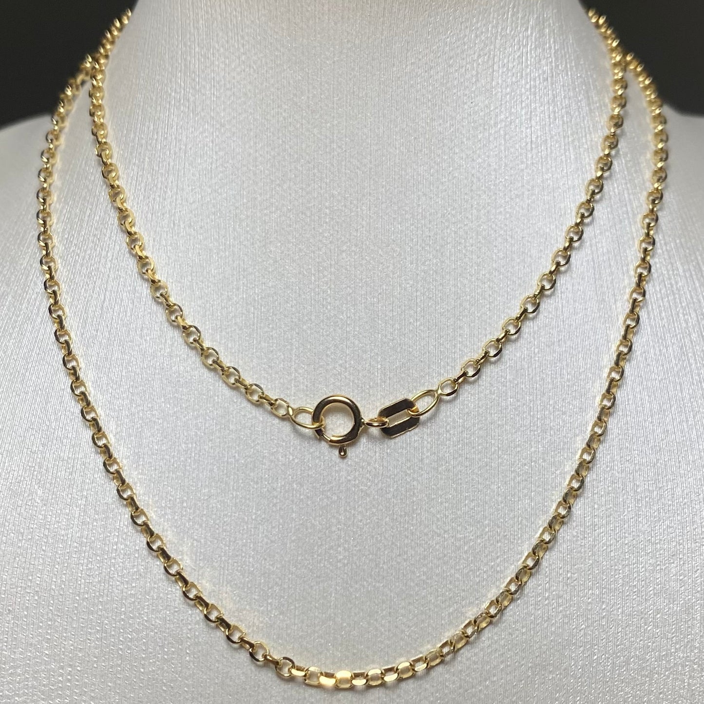 Cadena Rolo en oro 18k