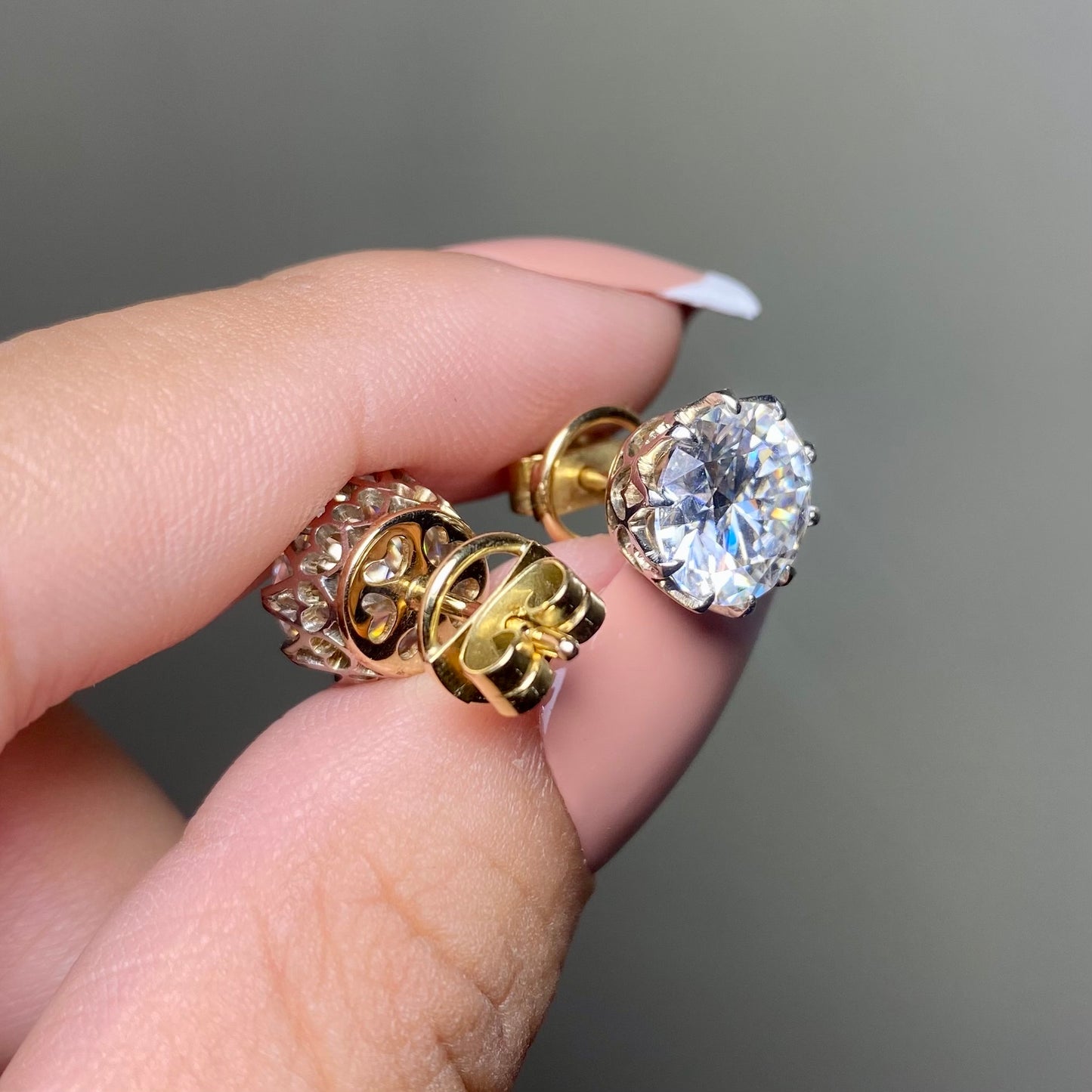Aros con Moissanitas