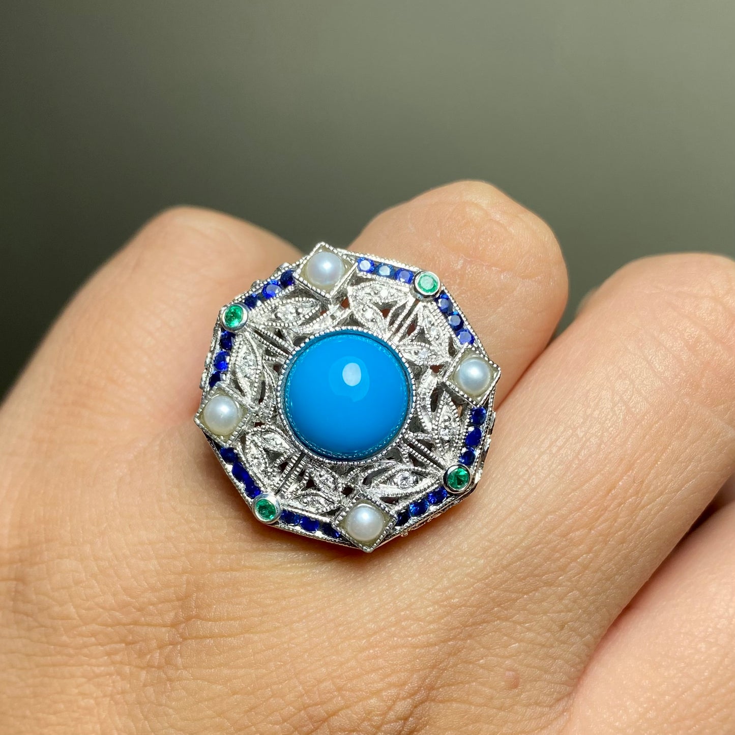 Anillo Turquesa