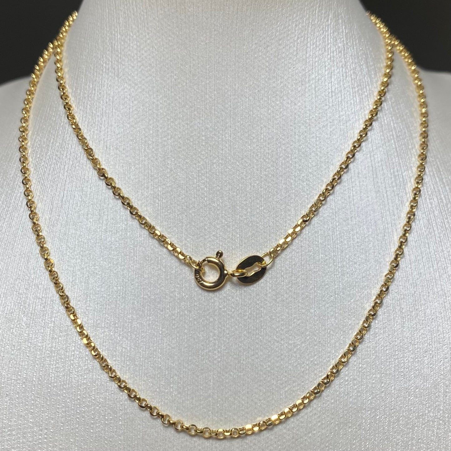 Cadena Rolo en oro 18k