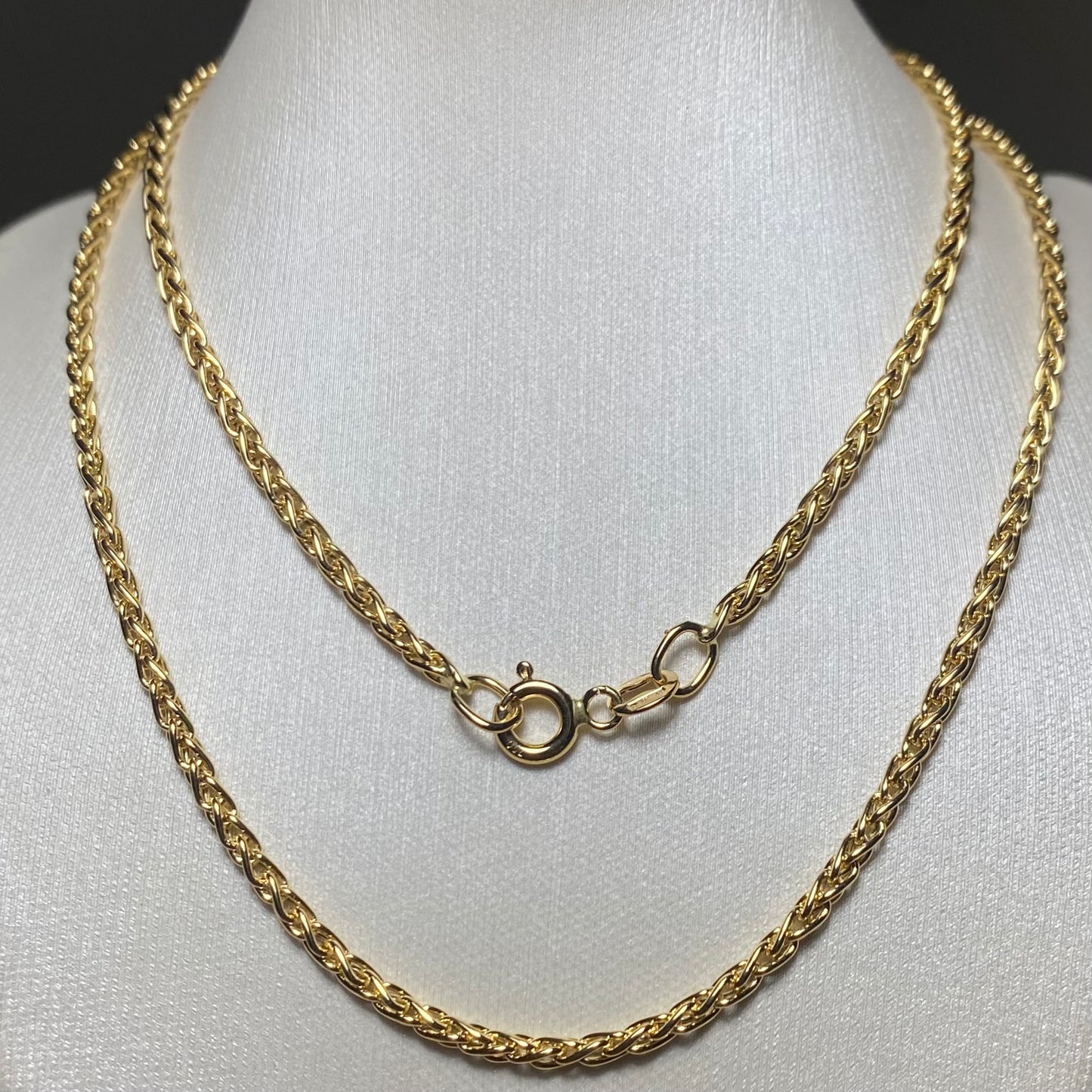 Cadena Trenzada en oro 18k