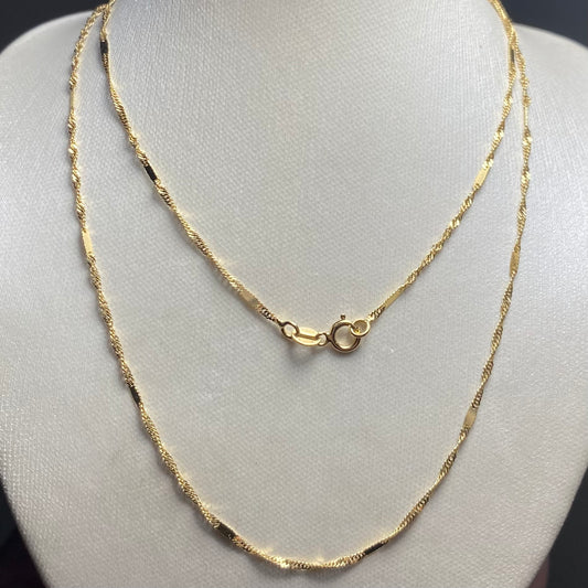 Cadena Italiana en oro 18k