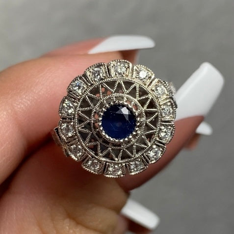 Anillo de Zafiro